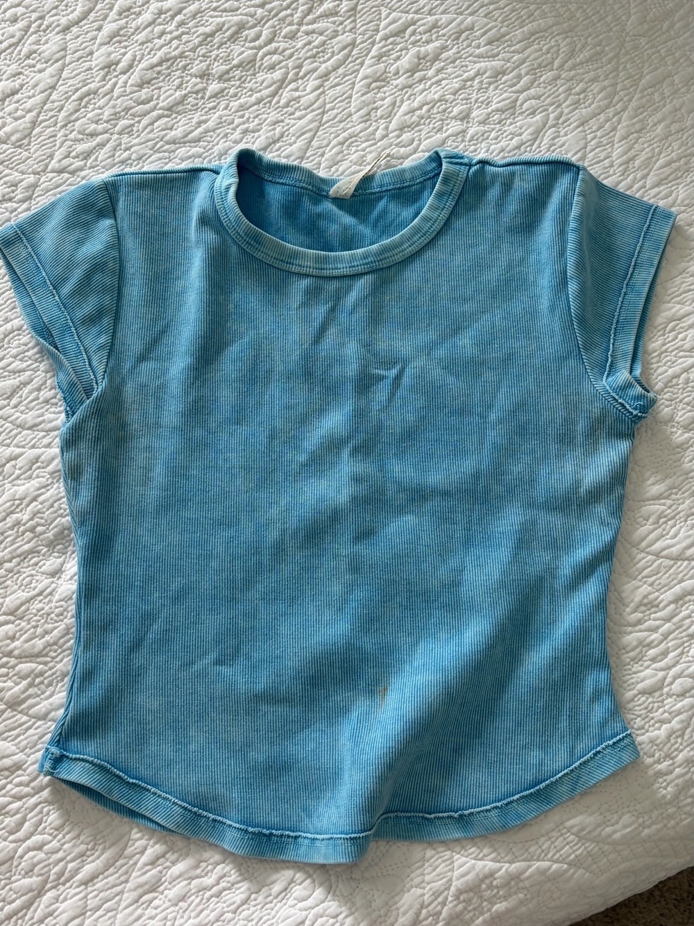 Free People Movement Rib Cropped Tee
